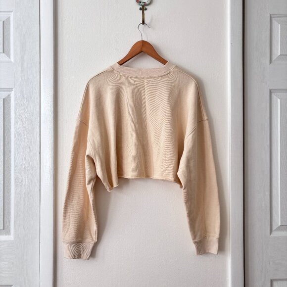 OAK & FORT Cropped Boxy Sweatshirt - Picture 4 of 5